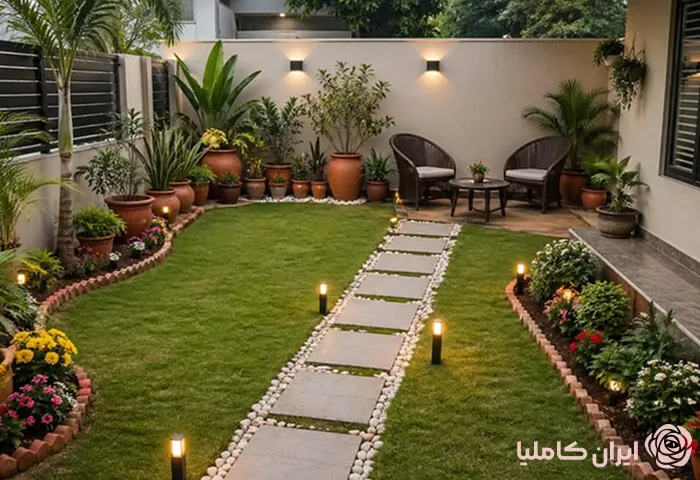 محوطه سازی باغ